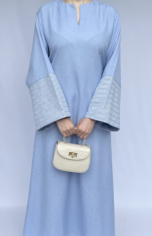 Light Blue Abaya Dress - Image 2
